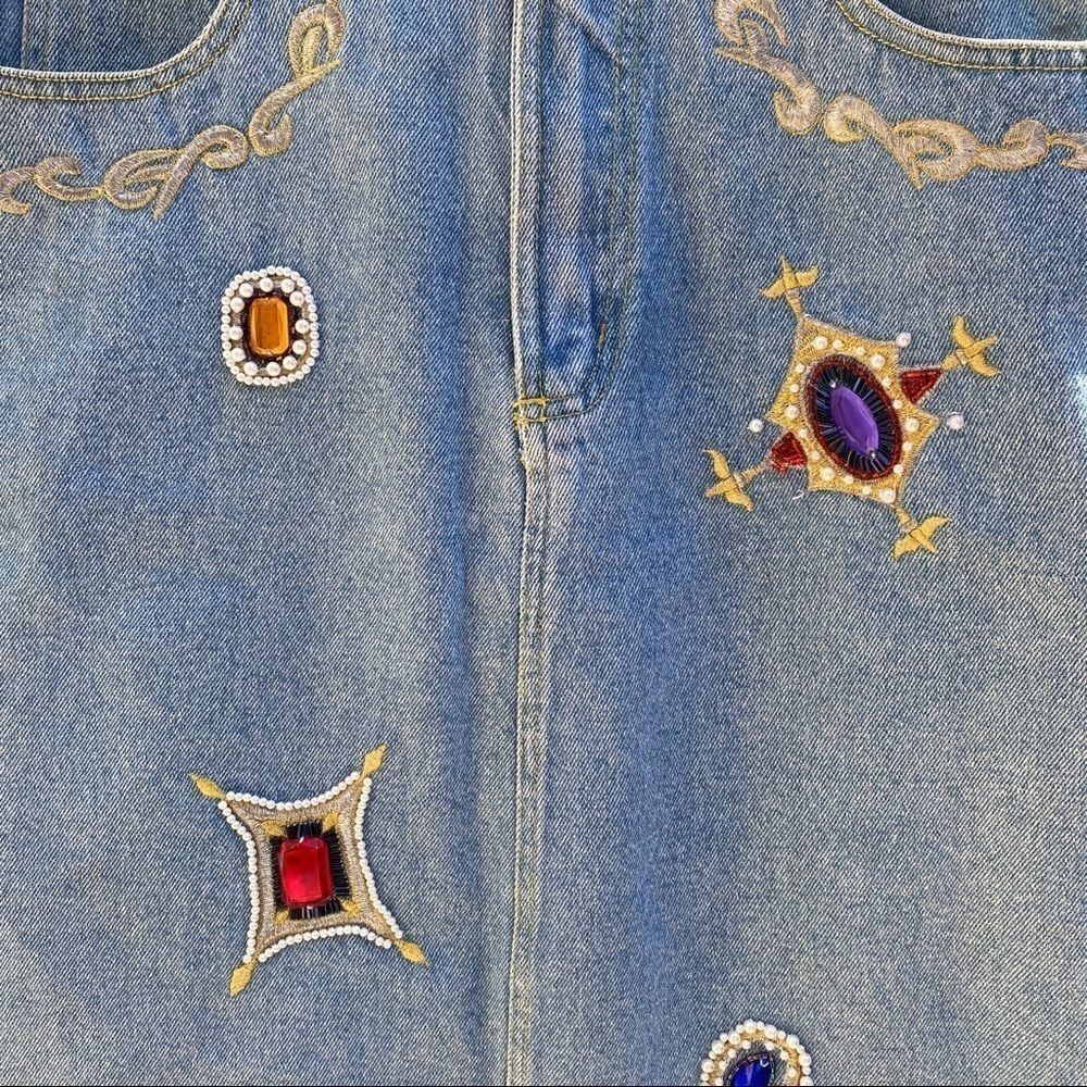 SOLD - Cedars Denim Skirt - Picture 6 of 6